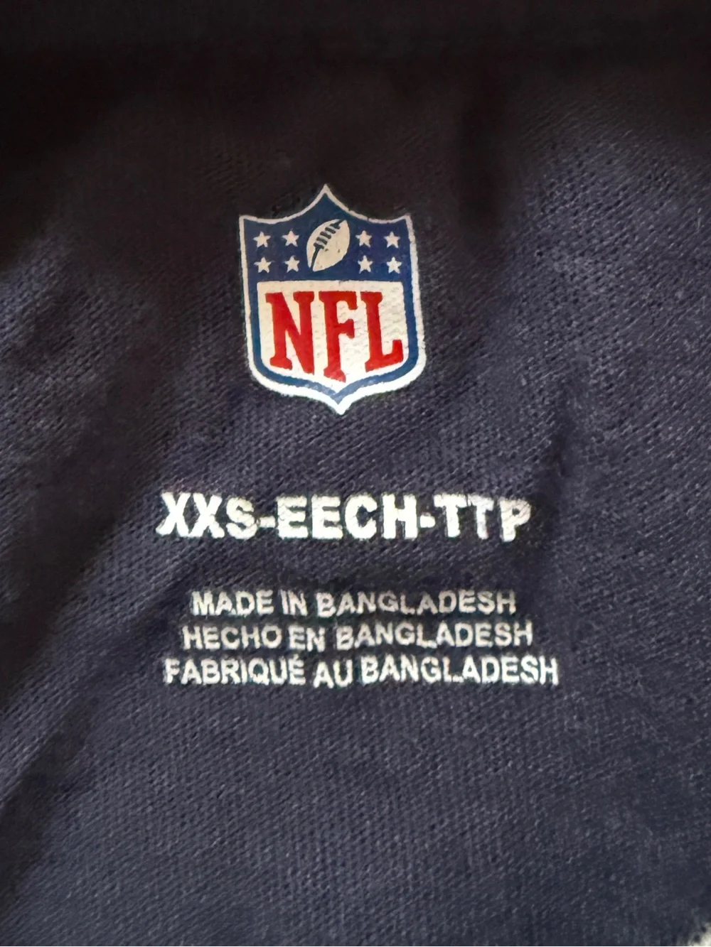 NFL Navy and Gray Patriots Kids Long Sleeve Shirt & Sweatpants Set